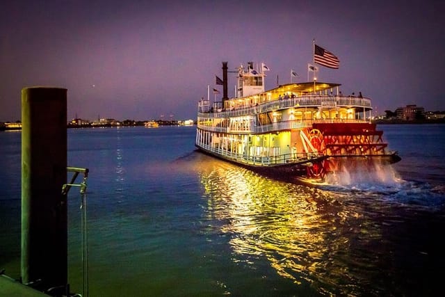 The NATCHEZ at night